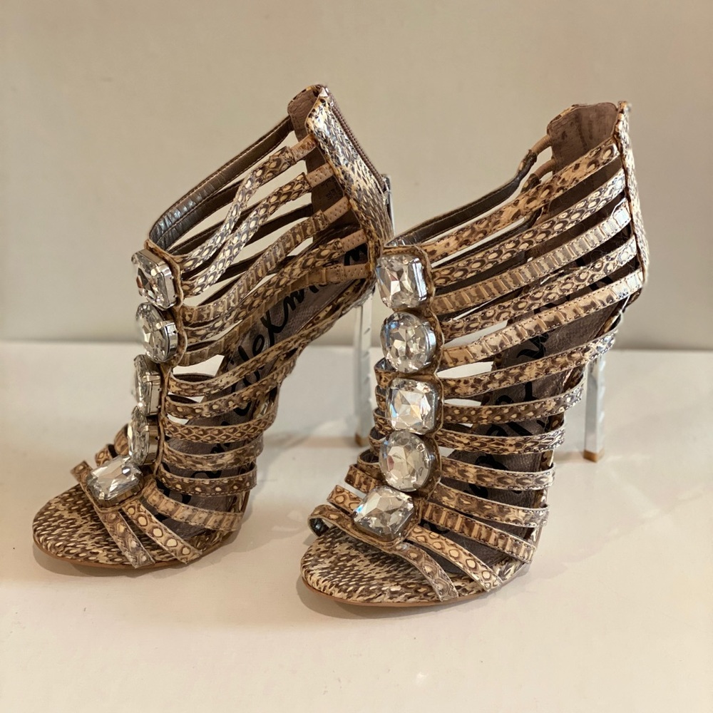 Sam Edelman Shoes Crystals Stiletto High Heel